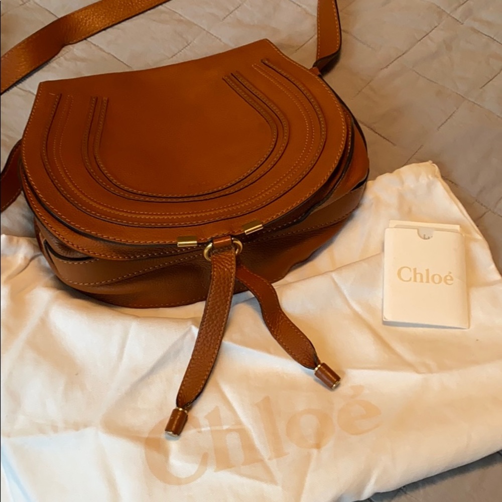 Chloe medium Marcie leather crossbody